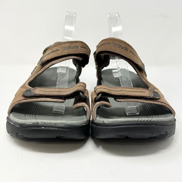Teva Obern Outdoor Hiking Leather Sandal Men\'s 11 Tan Camping main image 10